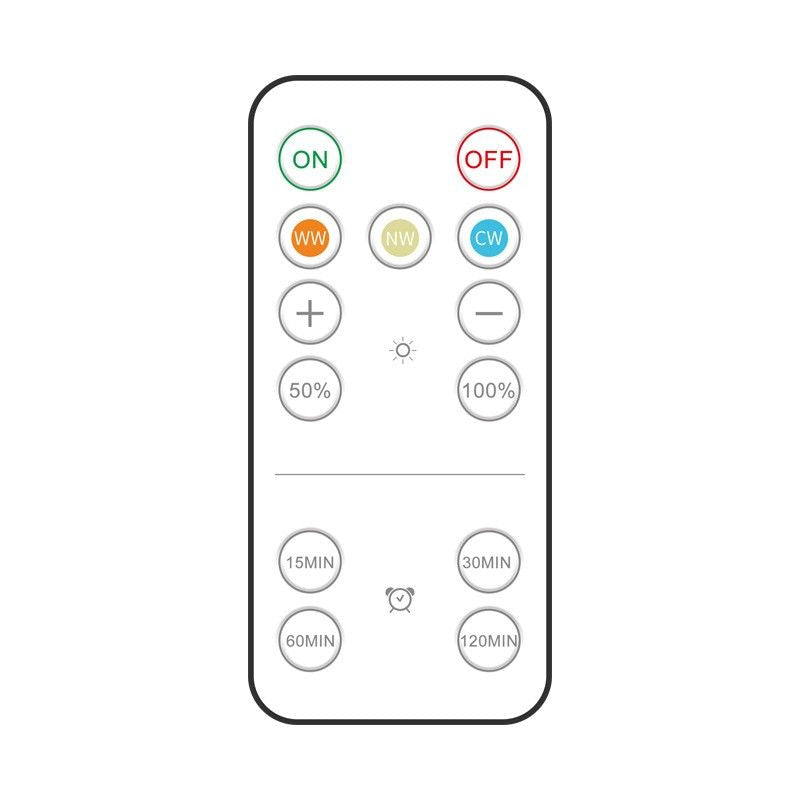 Lampa LED fără fir, cu baterii, 3 culori de lumină, cu telecomandă
