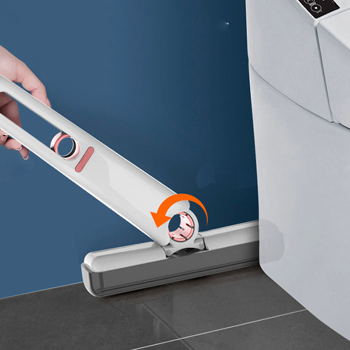 Mini Mop cu Autostoarcere Pentru Suprafete si Geamuri, Spalare Umeda sau Uscata, Alb/gri