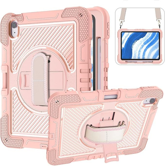 Husă pentru iPad Air 4 (10.9"), 360°, Roz