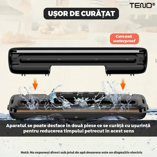Aparat de Vidat Alimente + 10 Pungi Vacuum Sealer 90w